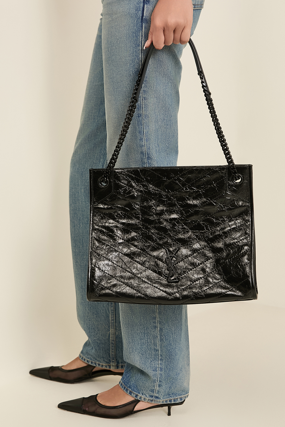 תיק ניקי שופינג SAINT LAURENT